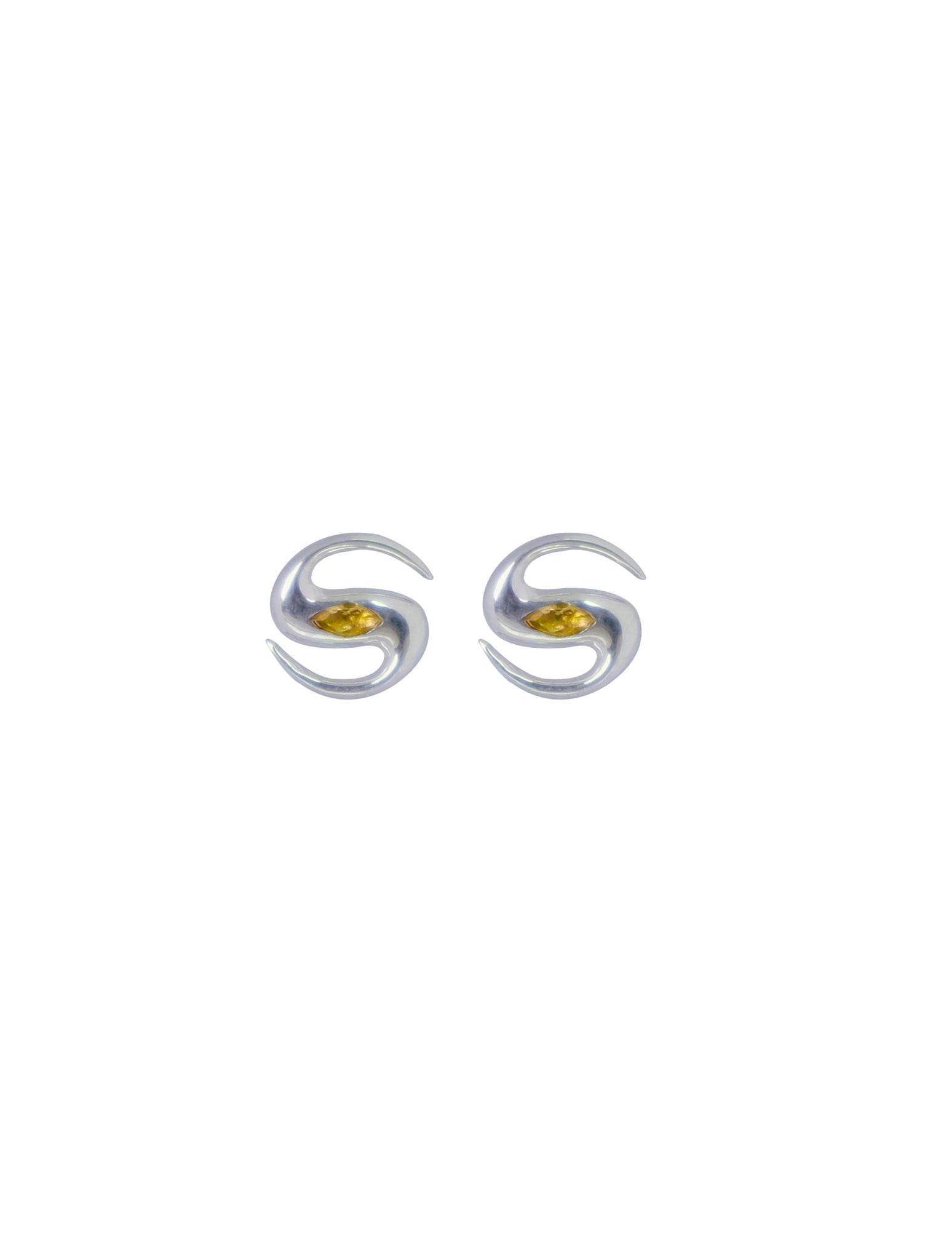 RWND Earrings w/ Stone