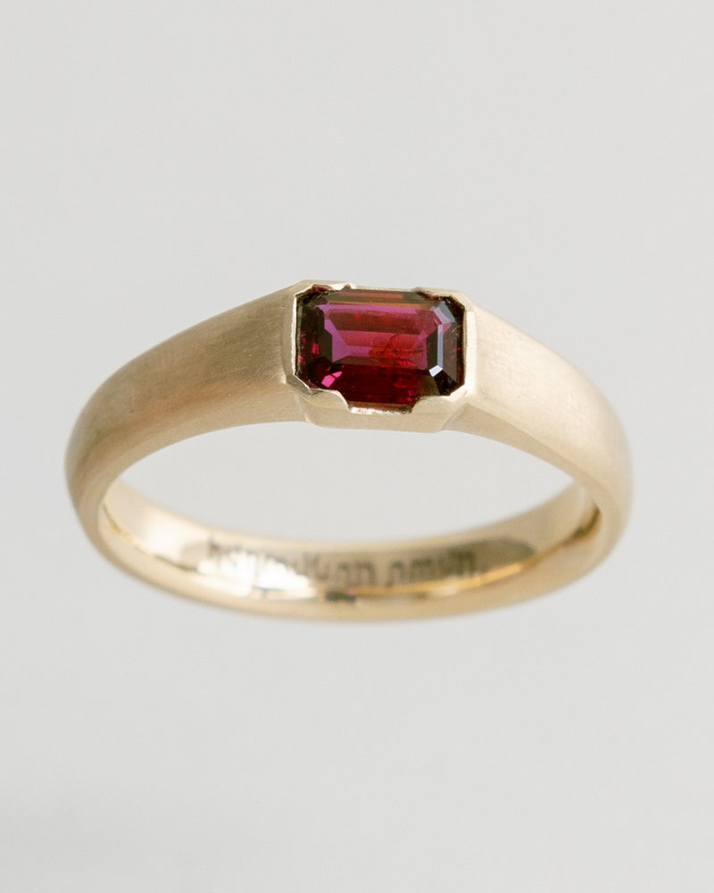 CUSTOM RUBY RING