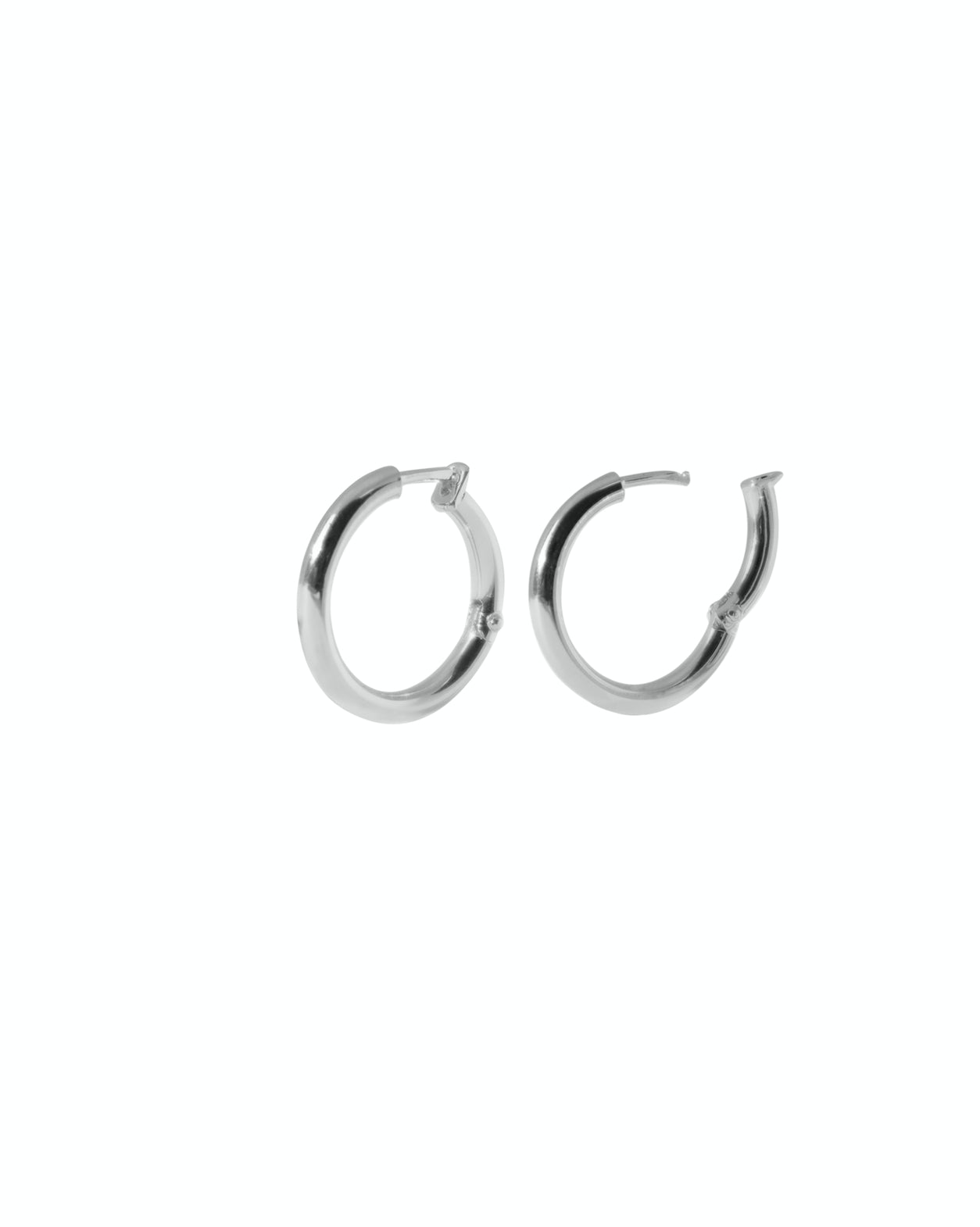 Arco Hoops - Sterling Silver